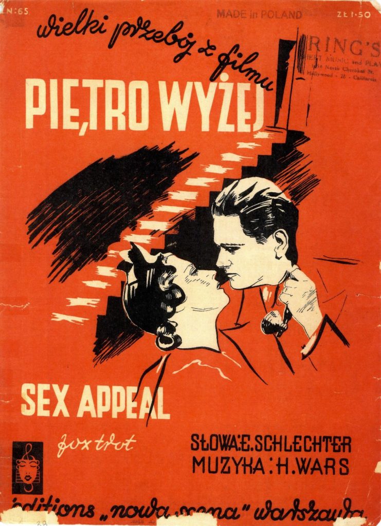 Henryk Wars/Henry Vars. Sex Appeal, 1937, USC Polish Music Center, Los Angeles.